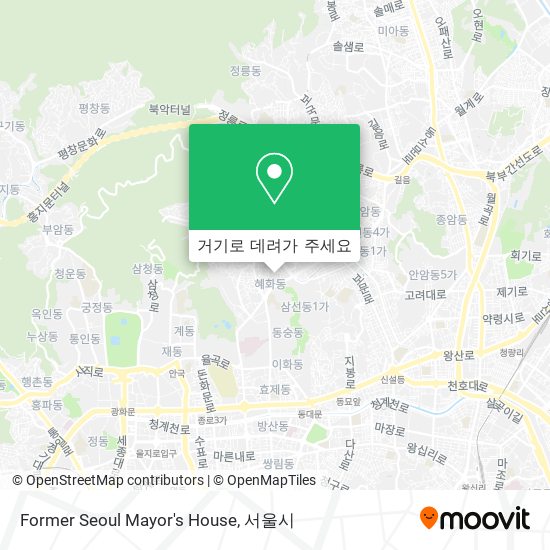 Former Seoul Mayor's House 지도