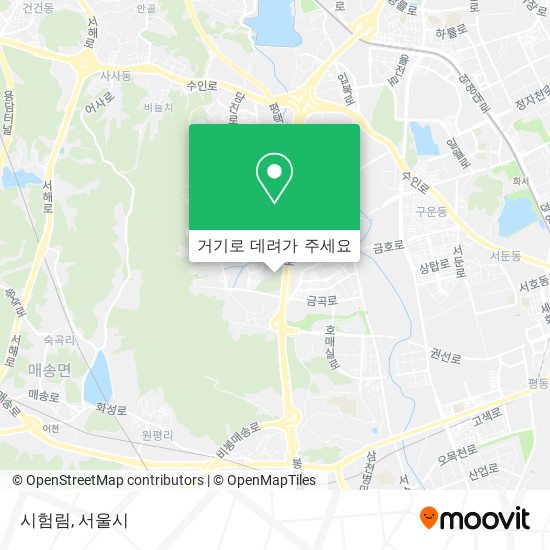 시험림 지도