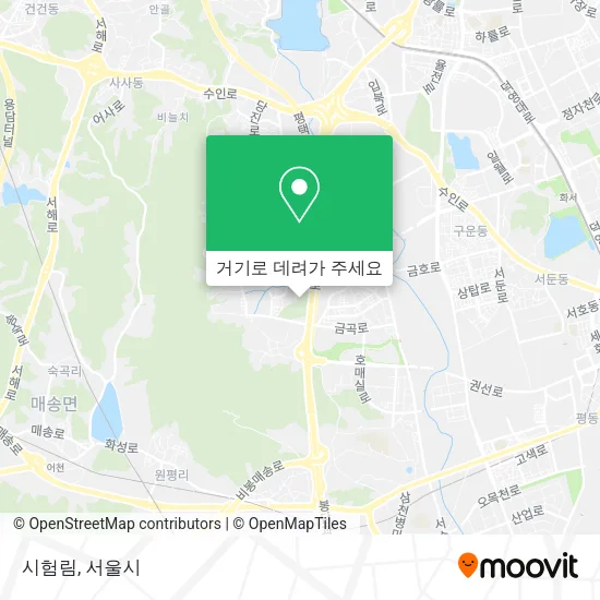 시험림 지도