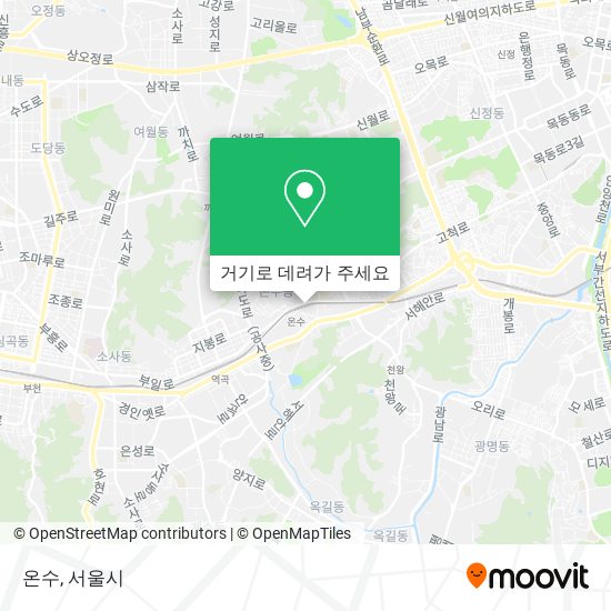 온수 지도