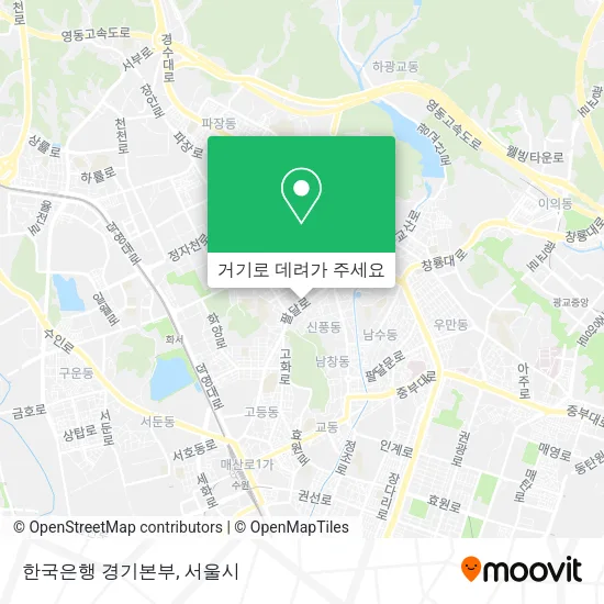 한국은행 경기본부 지도