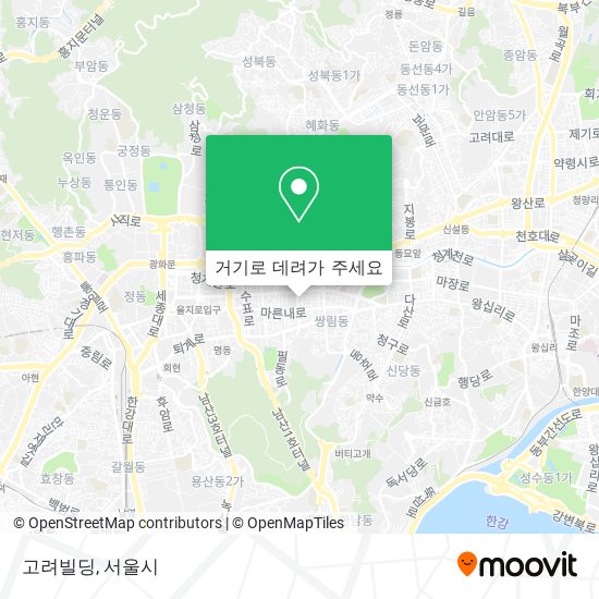 고려빌딩 지도