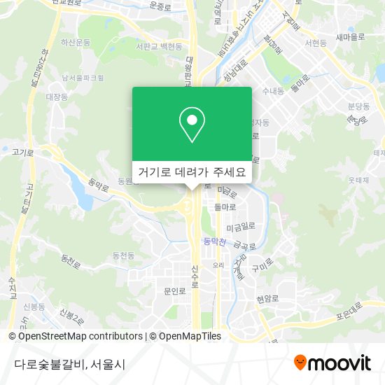 다로숯불갈비 지도