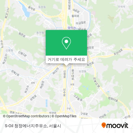 S-Oil 청정에너지주유소 지도