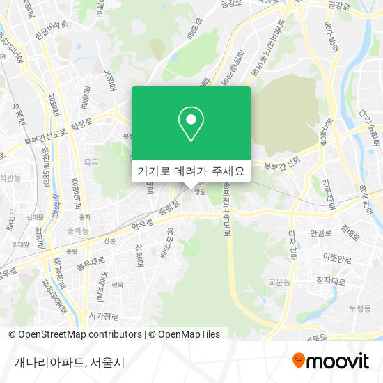 개나리아파트 지도