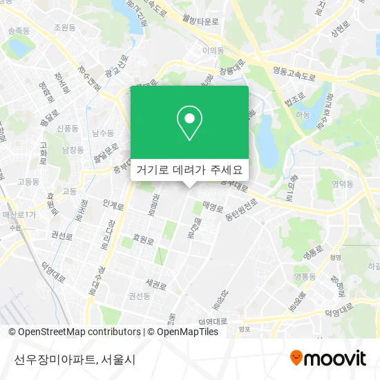 선우장미아파트 지도