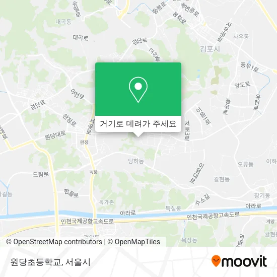 원당초등학교 지도