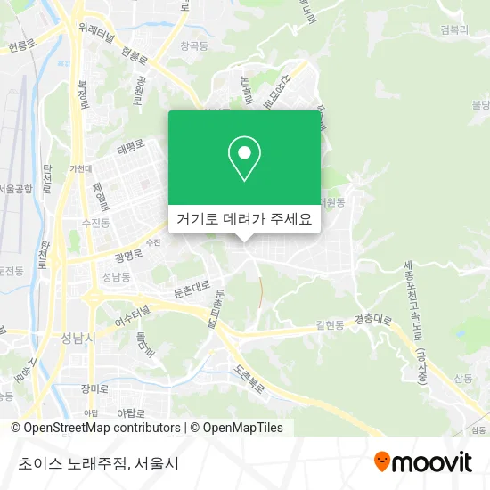 초이스 노래주점 지도