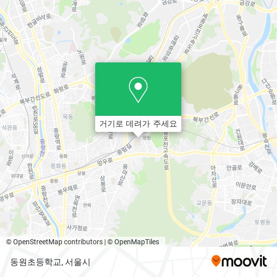 동원초등학교 지도