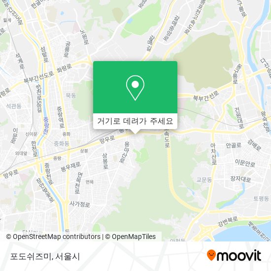 포도쉬즈미 지도