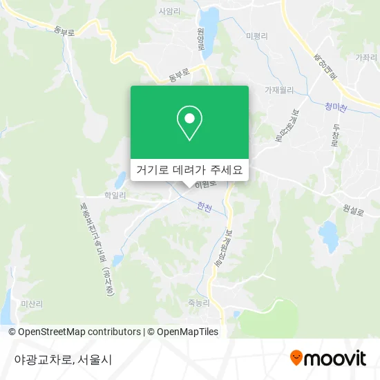야광교차로 지도