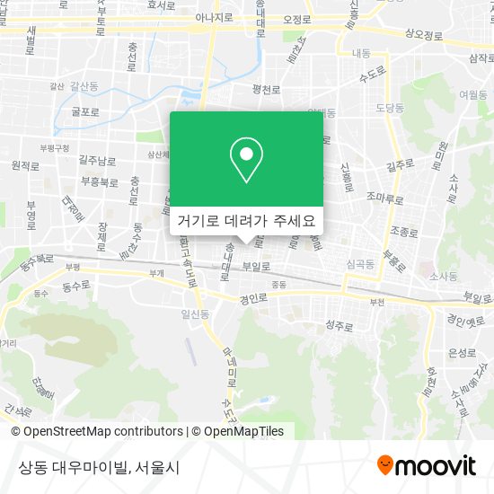 상동 대우마이빌 지도