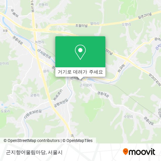 곤지향어울림마당 지도