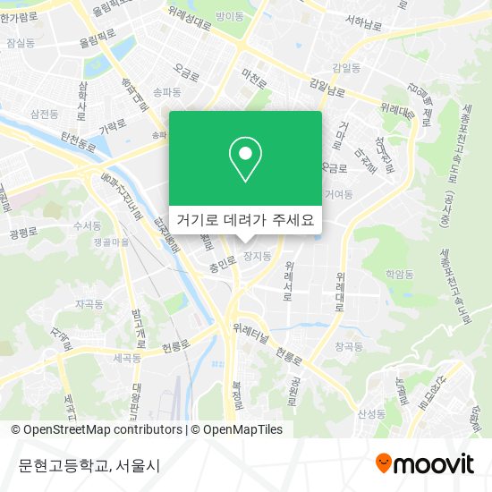 문현고등학교 지도