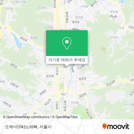 오케이(Ok)노래빠 지도