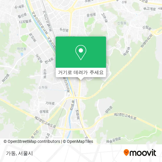가동 지도