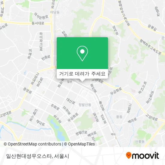 일산현대성우오스타 지도