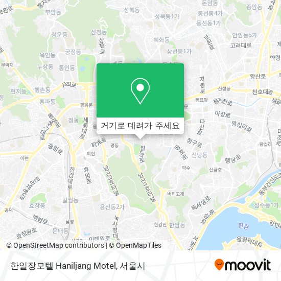 한일장모텔 Haniljang Motel 지도