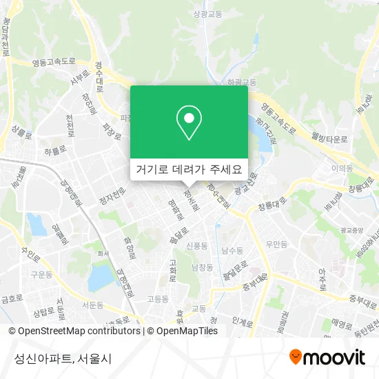 성신아파트 지도