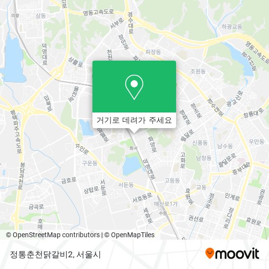 정통춘천닭갈비2 지도