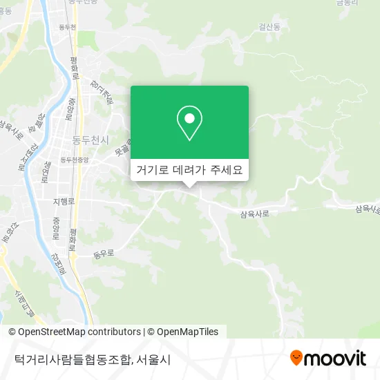턱거리사람들협동조합 지도