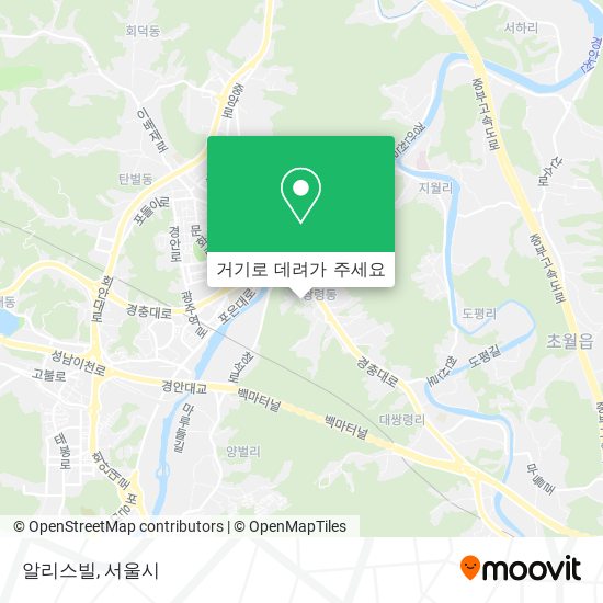 알리스빌 지도