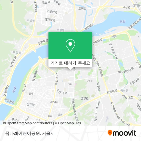 꿈나래어린이공원 지도