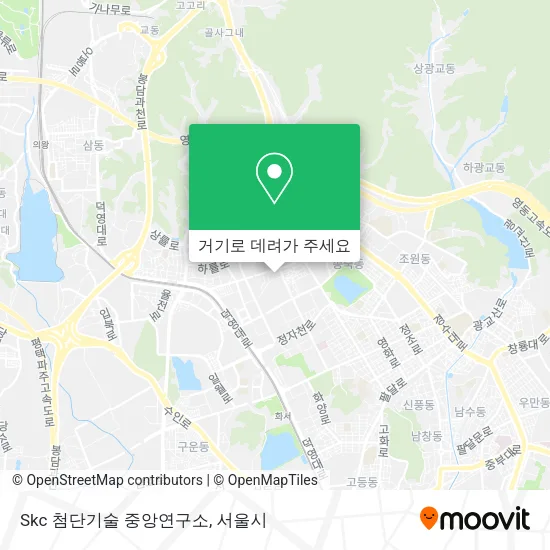 Skc 첨단기술 중앙연구소 지도