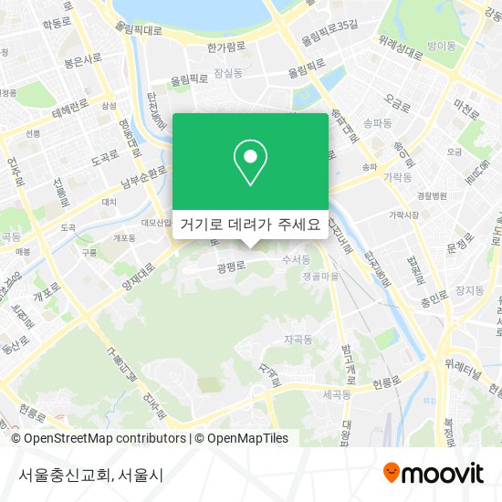 서울충신교회 지도