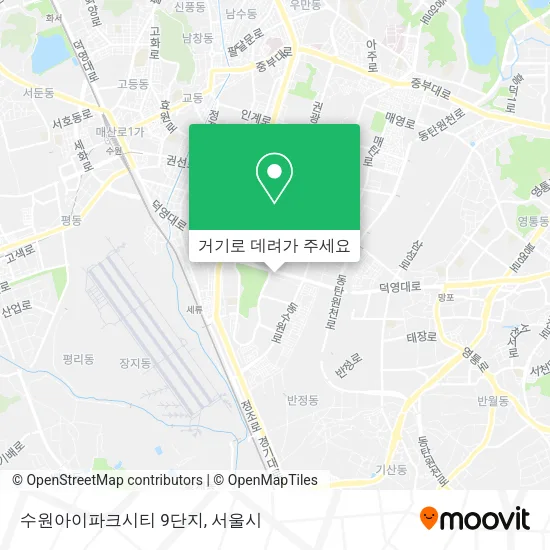 수원아이파크시티 9단지 지도