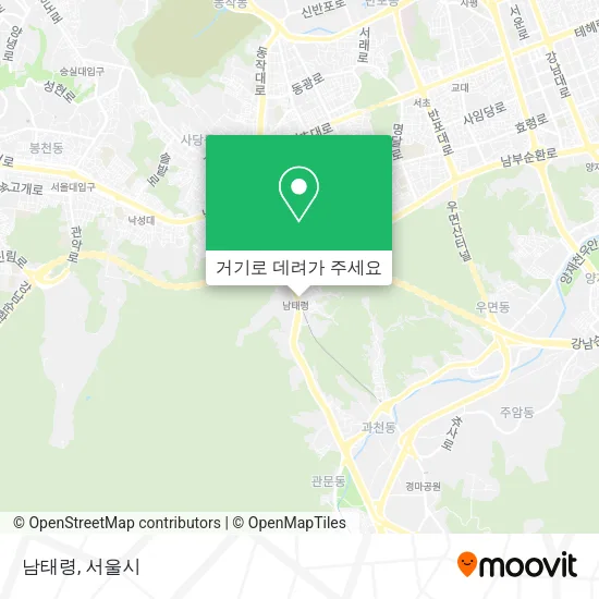 남태령 지도