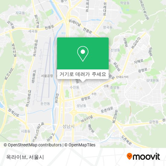 옥라이브 지도