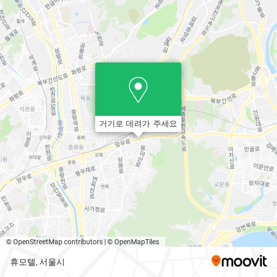 휴모텔 지도