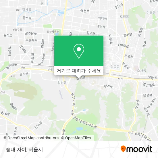 송내 자이 지도