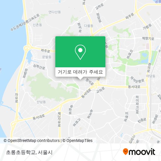 초롱초등학교 지도