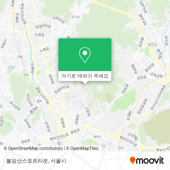 불암산스포츠타운 지도
