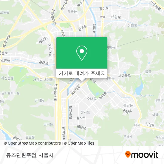 뮤즈단란주점 지도