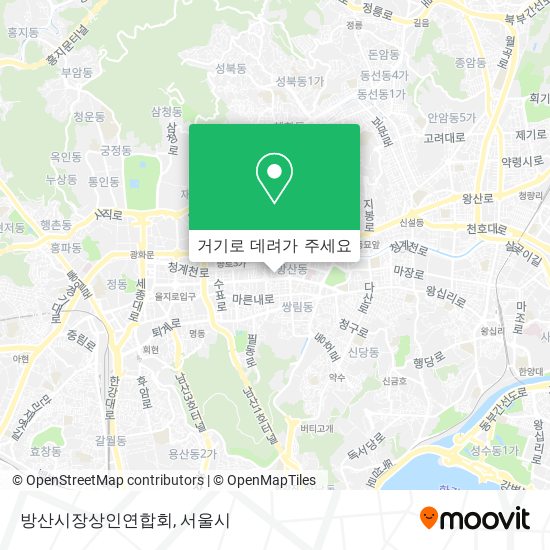 방산시장상인연합회 지도
