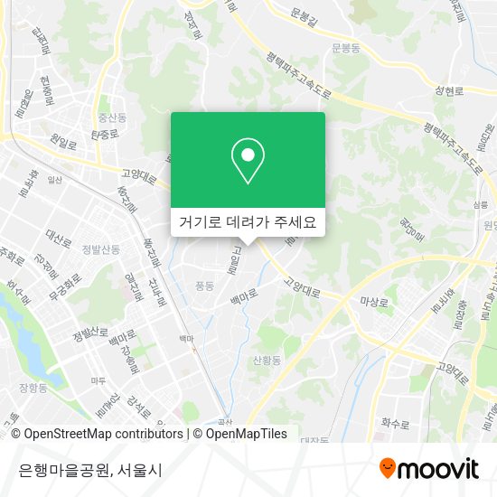 은행마을공원 지도