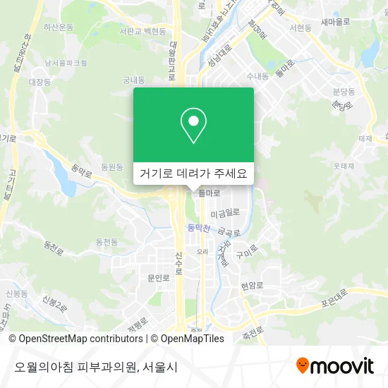 오월의아침 피부과의원 지도