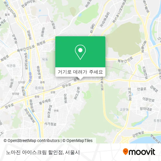 노마진 아이스크림 할인점 지도