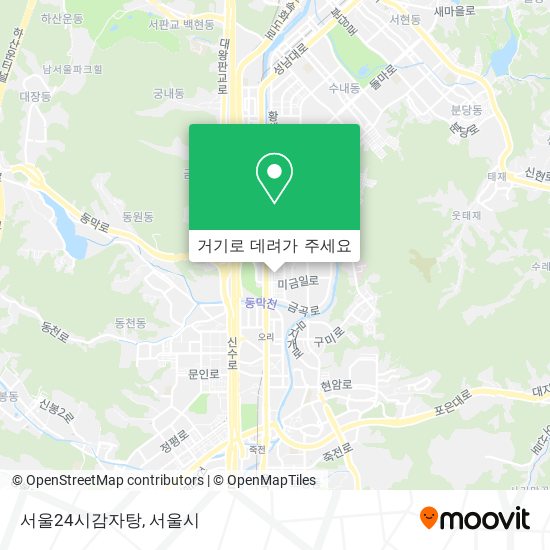 서울24시감자탕 지도