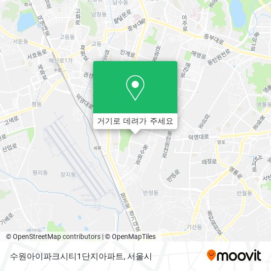 수원아이파크시티1단지아파트 지도