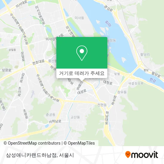 삼성애니카랜드하남점 지도