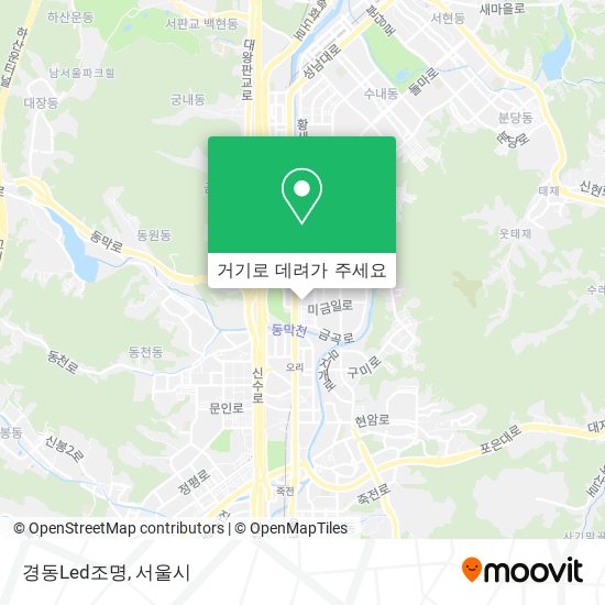 경동Led조명 지도