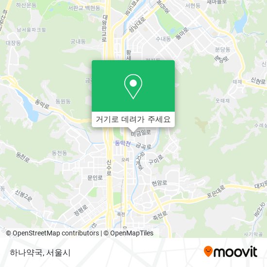 하나약국 지도