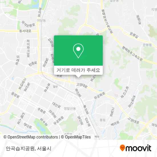 안곡습지공원 지도