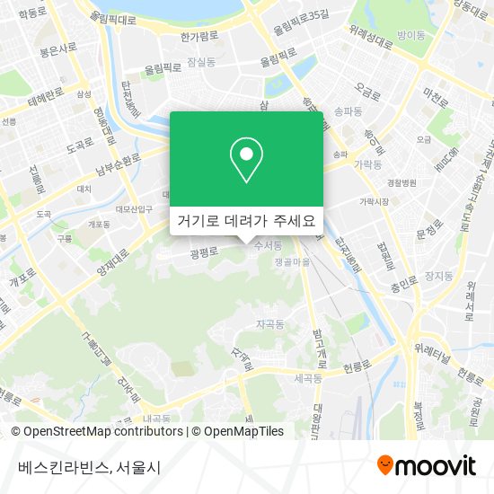 베스킨라빈스 지도