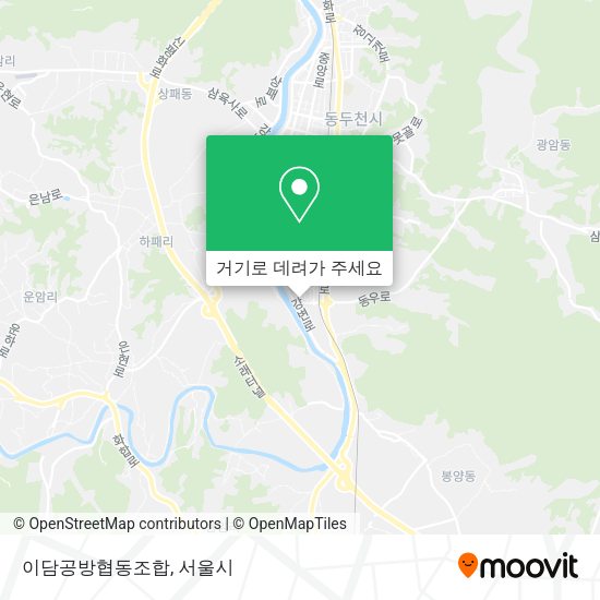 이담공방협동조합 지도