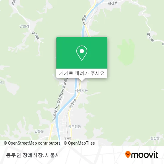 동두천 장례식장 지도